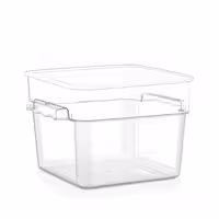 Posuda za hranu - polipropilen - prozirna - visina: 189 mm - 5,7 l