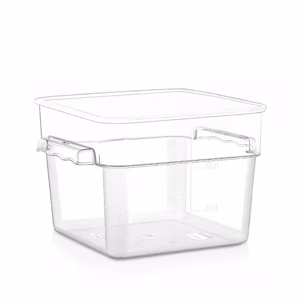 Posuda za hranu - polipropilen - prozirna - visina: 189 mm - 5,7 l