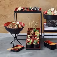 Buffetständer - ASIA PLUS - Edelstahl - Höhe: 200mm