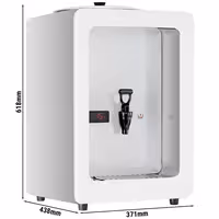 Milk warmer PREMIUM - Digital - 10L - 1.8kW - White - incl. tap
