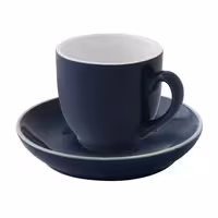 (6 kom) Colors - Tanjurić za kavu - Okrugli - Ø 120 mm - Plava