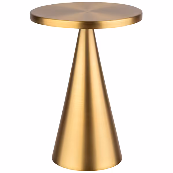 Şarj Edilebilir Masa Lambası - CONE - 3 kademeli kısılabilir - Ø130x180mm - Gold