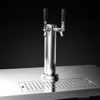 Frigoriferu tal-birra b'rubinetta – 2 x kegs ta' 50 litri – 1240 x 620 mm
