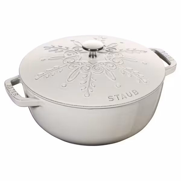STAUB | LA COCOTTE - La Marmite - Ø 240 mm - Lijevano željezo - Boja bijelog tartufa 