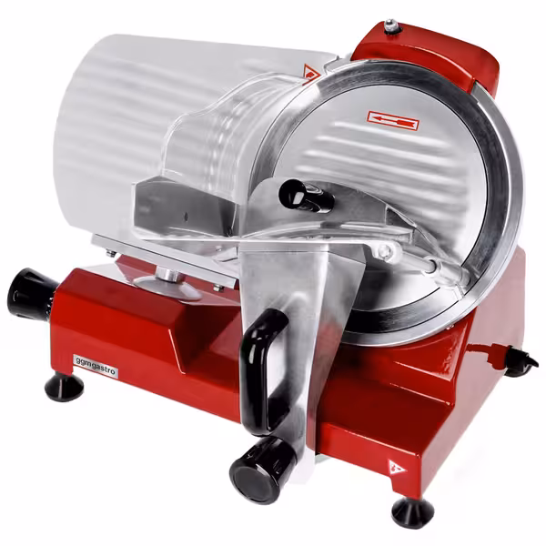 Commercial Meat Slicer - 150W - Blade 250mm - Red