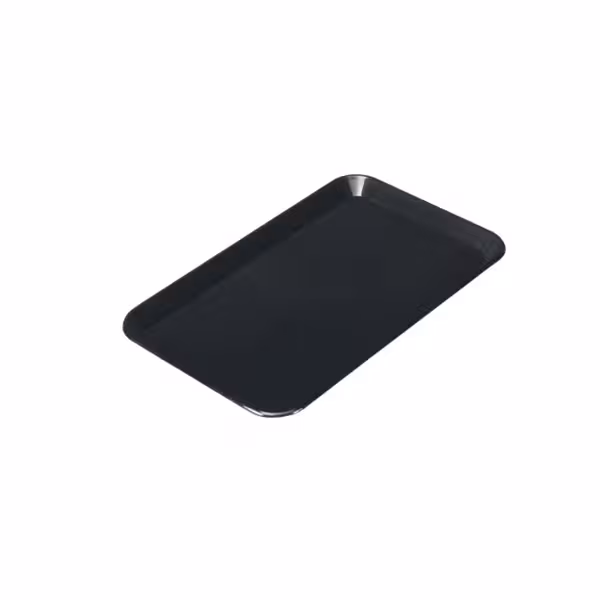 Placă de prezentare dreptunghiulară – plastic – 300 x 190 x 15 mm – negru
