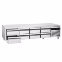 Külmsahtlikapp PREMIUM +2…+8 °C - 2400 mm - 310 l - 8 sahtlit - 8x GN 1/1