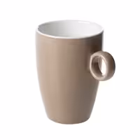 (6 kom) BART COLOUR CAFE - Šalica za kavu - 230 ml - Smeđa