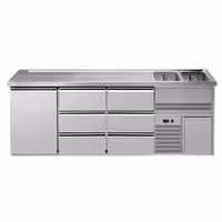 Direct Draw Beer Dispenser / Kegerator PREMIUM – 2500×700 mm – 6-Drawer