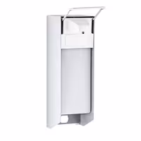 Dispenzer dezinficijensa - s lakatnom polugom - 1000 ml - Aluminij - zidna montaža, prozor razine