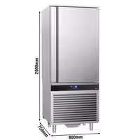 Commercial Reach-In Blast Chiller/Freezer - 15x GN 1/1 or EN 600x400mm