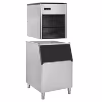 Commercial Ice Machine - Nugget - 335 kg/24 h - incl. ice storage container