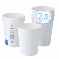 (1000 pcs) Reusable Lid - Transparent - fits 200ml Deli Cup Ø80mm