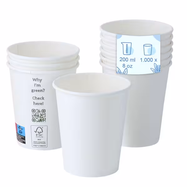 (1000 pcs) Reusable Lid - Transparent - fits 200ml Deli Cup Ø80mm