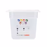 (6 komada) CAMBRO | SafeTrak – GN 1/3 polipropilenski spremnik – neprozirni – Visina: 150 mm