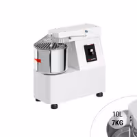Commercial Spiral Dough Mixer - 10L / 7kg - 230V - For Bread Dough