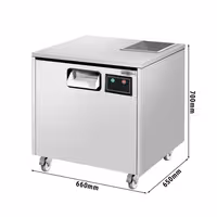Profesionalni stroj za poliranje pribora za jelo - 600 Watt - s UV‑C lampom - uklj. granulat (kukuruzni klip): 1