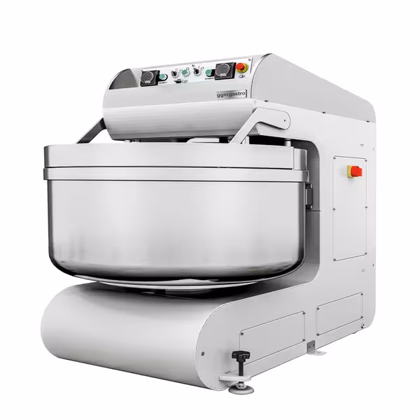 Pekarska spiralna miješalica za tijesto PREMIUM PLUS - 368 l / 250 kg - 2 brzine - s fiksnom posudom - 2 motora - s timerom - 400 V - za pizzu i kruh