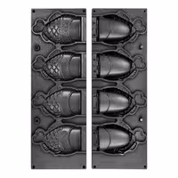Plates for Tartelette Machine TMOPH - 4x Open Taiyaki Fish Mould