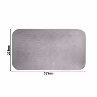 (2 adet) SELTMANN WEIDEN | Coupe tabak - düz dikdörtgen - 350x200 mm - Gri