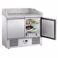 Pizzakylbänk PREMIUM - 2300x700 mm - 5 dörrar