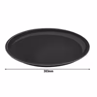 Serving Tray - Polycarbonate - Ø390mm - Height: 20mm - Black