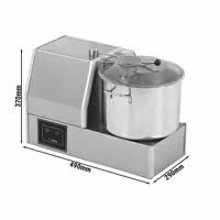 Ipari kutter - 8,0 liter - 370 W - 230 V - 1400 1/perc