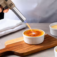Kitchen Blowtorch / Chef's Blowtorch - Adjustable Flame - Grey