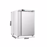 Mini Commercial Undercounter Fridge Stainless Steel ECO - 115L - Single Door