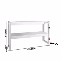 IR‑värmebrygga - 1200x300 mm - 1,08 kW - 2 uppvärmda plan