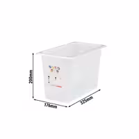 (6 komada) CAMBRO | SafeTrak – GN 1/3 polipropilenske posude – neprozirne – Visina: 200 mm