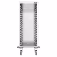 Inox kolica za GN plehove - za 10 GN 2/1 ili 20 GN 1/1 - kotači Ø 125 mm (2 s kočnicom)