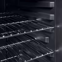 GASTRO-COOL | Barski hladnjak - 540 mm - 130 litara - Sa 1 staklenim krilnim vratima - Crna boja