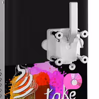 Commercial Soft Serve Ice Cream Machine - 11.25L/h - 1.5kW - for 1 flavour - Countertop - Pre-Cooling