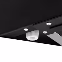 GASTRO-COOL | Rashladna vitrina za pića - 480 mm - 65 l - s 1 staklena krilna vrata & reklamnim zaslonom & LED osvjetljenjem - crni
