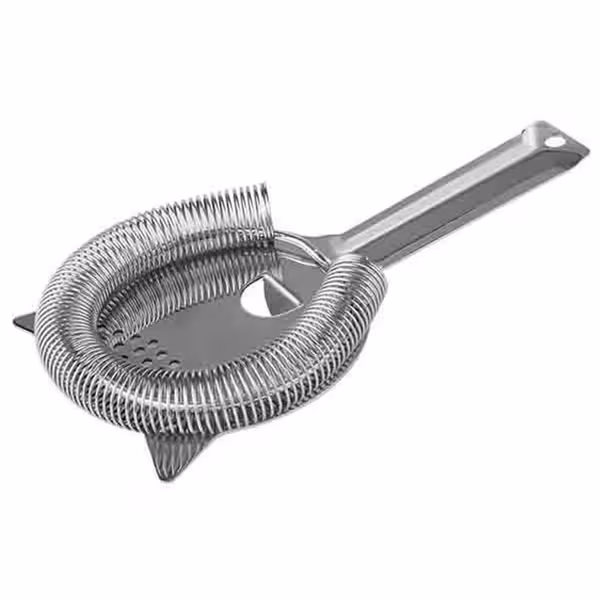 (6 adet) Kokteyl Süzgeci - Hawthorne Tipi - Paslanmaz Çelik - Ø90mm
