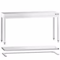 Profesionalni inox radni stol PREMIUM - 2000x700 mm - s donjom policom & s ojačanjem radne plohe