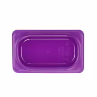 (6 szt.) CAMBRO | Pokrywa GN 1/9 SafeTrak – polipropylen – fioletowa