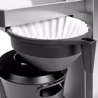 Commercial Filter Coffee Machine - 5L - 4.5 kW - with direct water connection & hot water tap - incl. thermal container