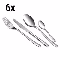 (144 pcs) Cutlery set - Avril - 18/10 stainless steel - 144-piece set - For 36 people