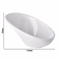 (12 adet) Sos Kasesi - FRIENDLY - PET - 40ml - 115x60mm - Beyaz