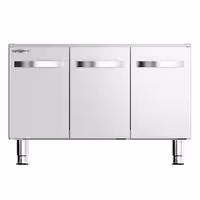 Fogão a gás - 19,6kW - 6 queimadores - com armário baixo - 3 portas
