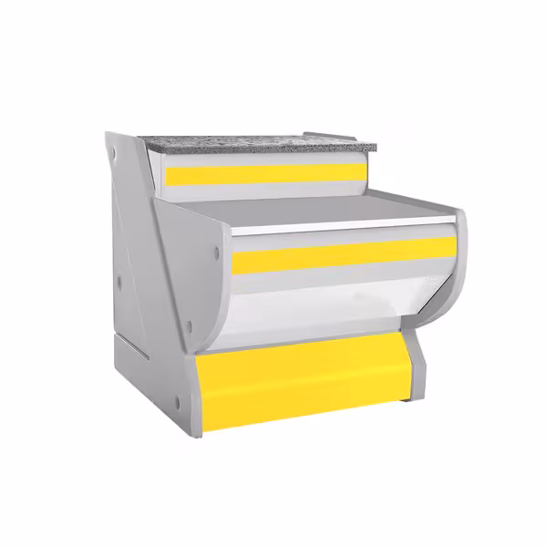 kassatiski - 800x1 150 mm - Keltainen etupaneeli - graniittitaso
