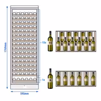 Hladnjak za vino - 1 klimatska zona - 450 l - max. 171 boca