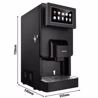 Hot Drinks Vending Machine - 4 Powder Containers - 2 kW - 10.1-inch Touchscreen - 10 Programmes