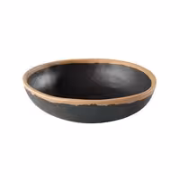 (6 adet) Kase - CROCKER - Melamin - 0,5L - yuvarlak - Ø165mm - Derinlik:40mm - Kahverengi/Terrakotta