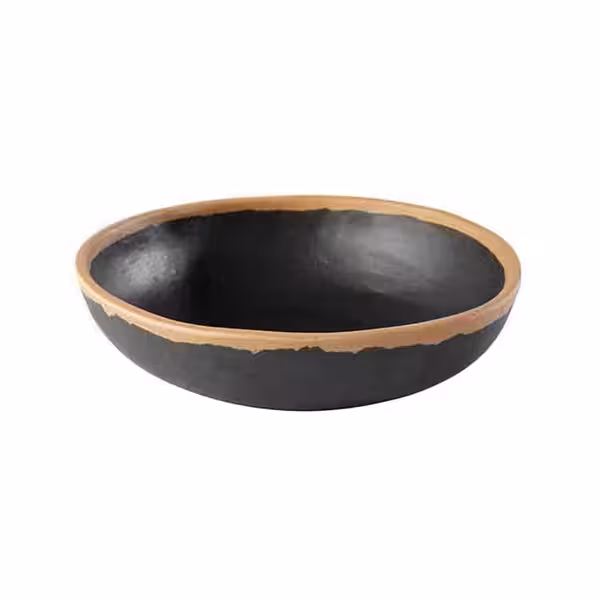 (6 adet) Kase - CROCKER - Melamin - 0,5L - yuvarlak - Ø165mm - Derinlik:40mm - Kahverengi/Terrakotta