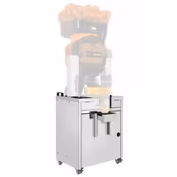 Base Stand - Aluminium - 580x550x830mm - with height-adjustable glass/bottle shelf - freestanding - for Orange Squeezer OFZ2