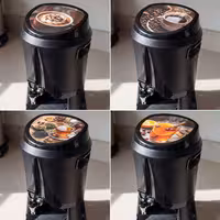 Display Lid for Advertising - for Serving Station