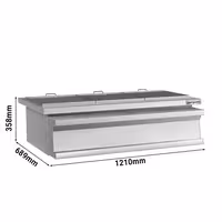 Charcoal Grill - 1210mm - 3 grill grates